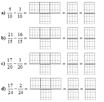 Tính rồi rút gọn phân số (ảnh 1)