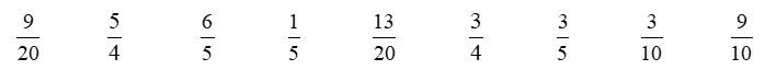 a) Khoanh vào phân số tối giản: 6/5 15/81 52/ 36 3/7 (ảnh 3)