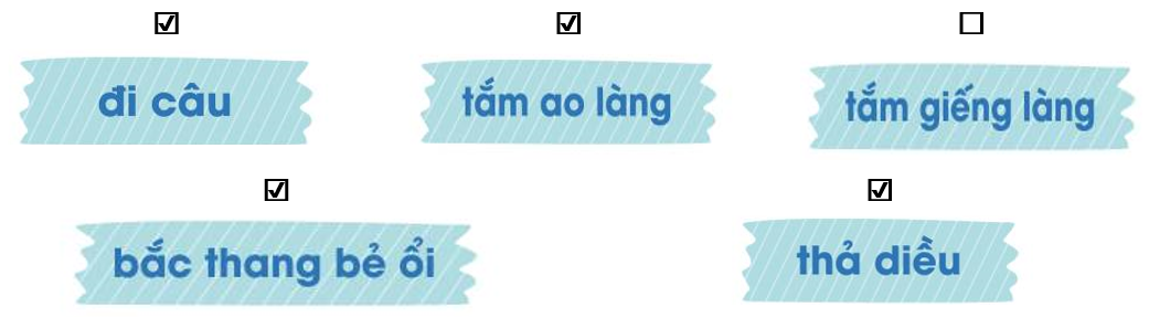 Bạn nhỏ được làm việc gì khi về quê nghỉ hè? (ảnh 2)