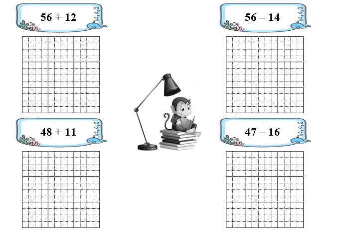 Đặt tính rồi tính: (ảnh 1)