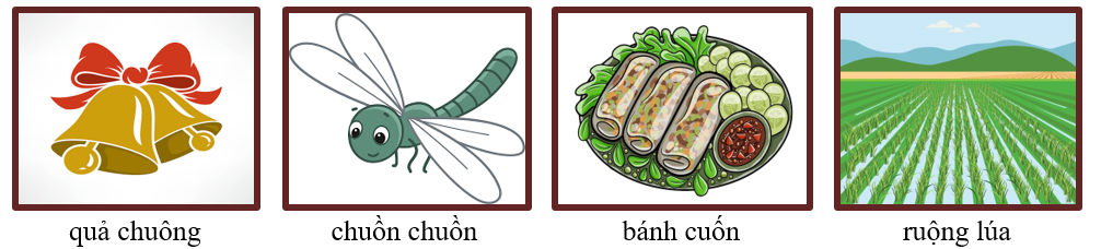 Điền các sự vật có vần “uôn” hoặc “uông” phù hợp với các hình ảnh: (ảnh 2)