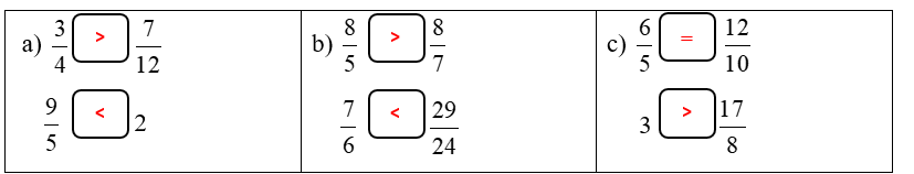 Điền dấu >, <, =? (ảnh 2)