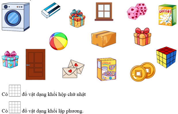 Số? Cho các đồ vật: (ảnh 1)
