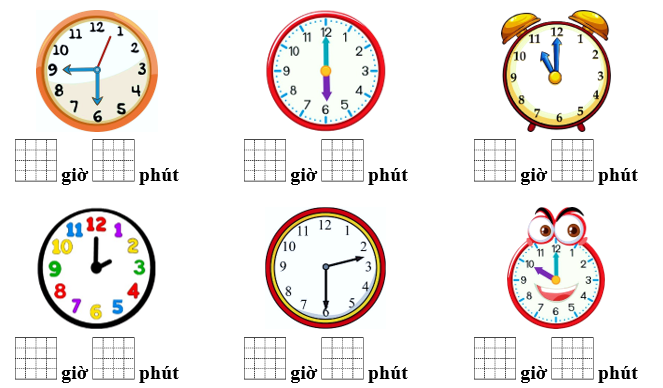 Đồng hồ dưới đây chỉ mấy giờ? (ảnh 1)