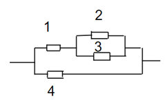 Cho mạch điện như hình vẽ: R1 = 18 omega, r2 = 20 omega, r3 = 30 omega Cường độ dòng điện của mạch chính là 0,5A, \[{U_{R3}}\; = 2,4 V. Tính [R_4} = ? (ảnh 2)