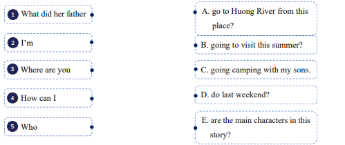 Read and match. (ảnh 1)