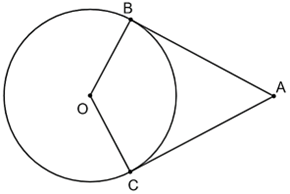 Cho đường tròn (O) có hai tiếp tuyến AB và AC (B, C là các tiếp điểm). Biết rằng AC = 6 cm. Khi đó:   (ảnh 1)