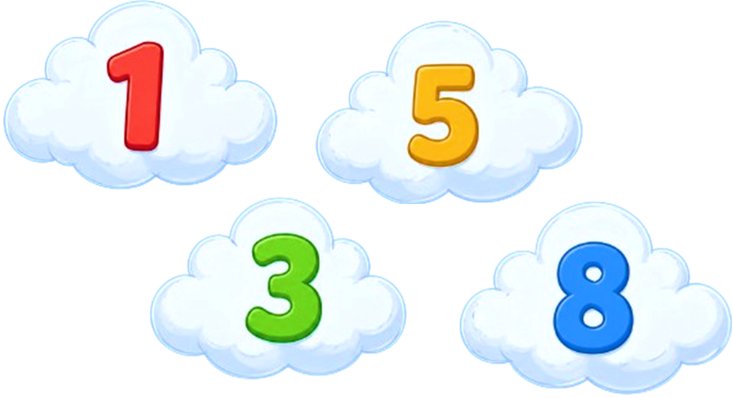 Số nào là số lớn nhất trong các số 1; 5; 3; 8?  (ảnh 1)