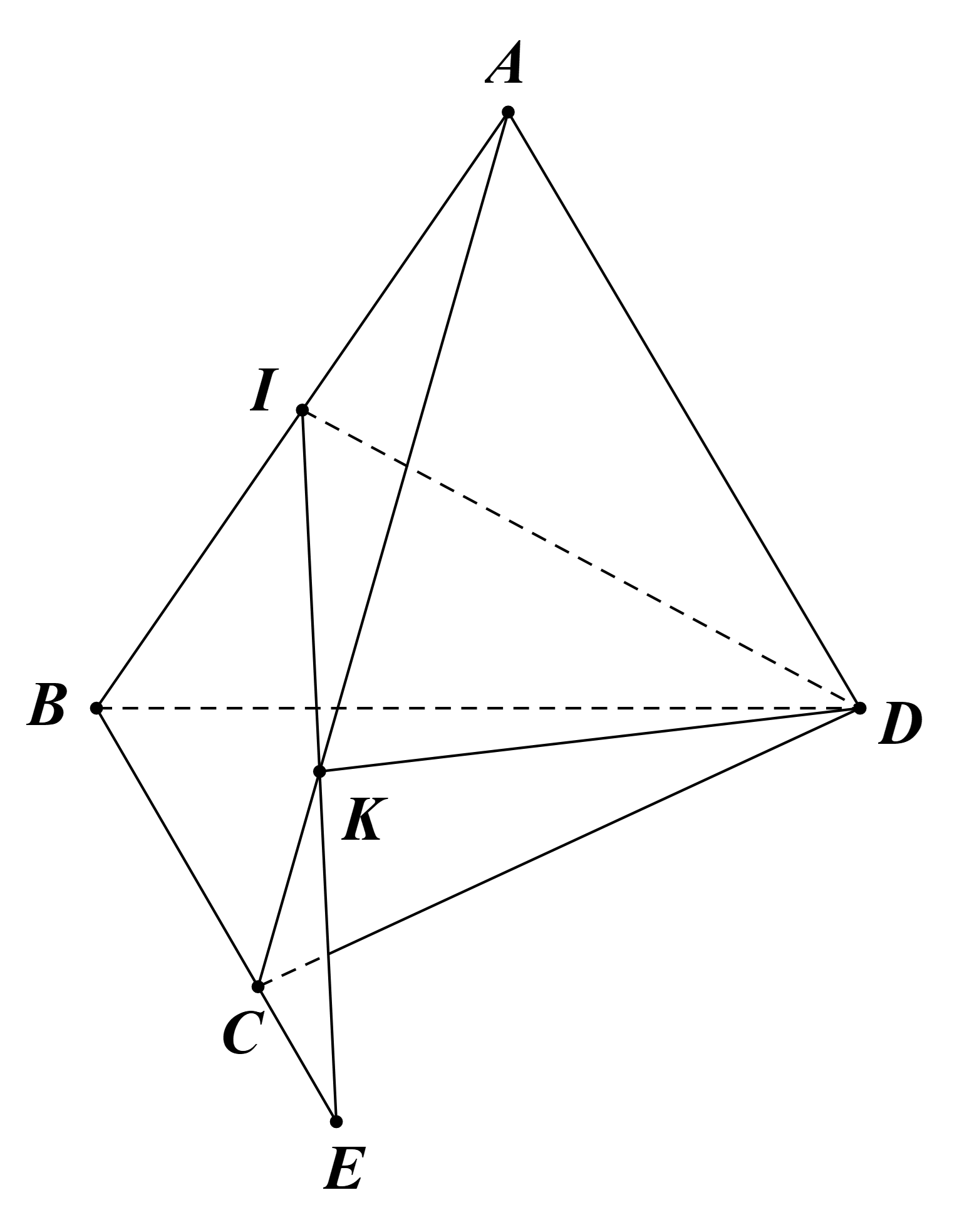 Chọn B     Trong \(\left( {ABD} \righ (ảnh 1)