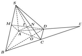 Hai mặt phẳng \(\left( {SAD (ảnh 1)