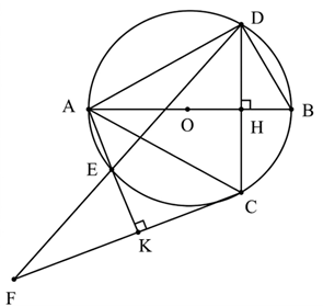 M&agrave; \[AD \ne BD\,;{\rm{ }}AD < AB\] n&ecirc;n phương &aacute;n A, B, C sai. (ảnh 1)