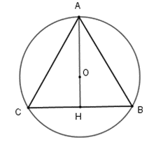 Độ d&agrave;i cạnh của tam gi&aacute;c đều nội tiếp \[\left( {O;{\rm{ }}R} \right)\] theo \[R\] l&agrave; 	A. \(\frac{R}{{\sqrt 3 }}\).	B. \(R\sqrt 3 \).	C. \(R\sqrt 6 \).	D. \(3R\). (ảnh 1)