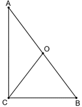 Cho ABC có AB : AC : BC = 5 : 4 : 3 và chu vi tam giác đó bằng 36 cm. Gọi O là trung điểm của AB, khi đó: (ảnh 1)