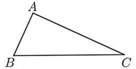 Cho tam gi&aacute;c ABC c&oacute; \(\frac{{\widehat C. (L&agrave;m tr&ograve;n kết quả đến h&agrave;ng đơn vị của cm). (ảnh 1)