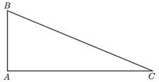 Cho tam giác ABC có AB = 5 cm, AC = 12 cm, BC = 13 cm. Khi đó:  (ảnh 1)