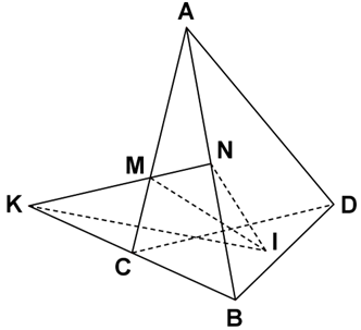 Chọn A    Do \[BP = 2PD\] n&ecirc;n trong mặt phẳng \(\left( {BCD} \right)\): \(CD\) cắt \(NP\) tại \(E\).  Suy ra: \(CD \cap \left( {MNP} \right) = E.\) (ảnh 1)