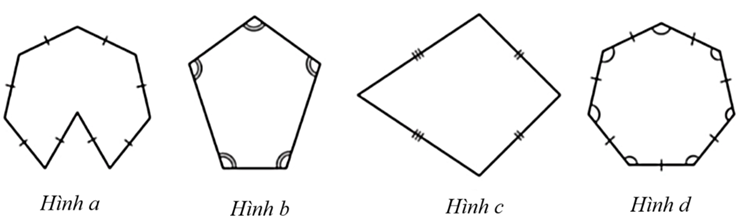 Đa giác đều trong các hình dưới đây là (ảnh 1)