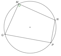 Đ&aacute;p &aacute;n đ&uacute;ng l&agrave;: A  &nbsp;  Tứ gi&aacute;c \[MNPQ\] nội tiếp đường tr&ograve;n n (ảnh 1)