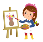 ______________ - Because I want to be a painter. (ảnh 1)