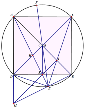 Cho đường tr&ograve;n \(\left( {O;R} \rig (ảnh 1)
