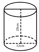 a) Diện t&iacute;ch xung quanh của b&igrave;nh l&agrave;: \( (ảnh 1)