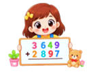 Kết quả của phép tính 3 649 + 2 897 là: (ảnh 1)