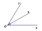 Trong c&aacute;c h&igrave;nh vẽ sau, h&igrave;nh vẽ n&agrave;o thể hiện tia \[Oz\] l&agrave; tia ph&acirc;n gi&aacute;c của \[\widehat {xOy}\]? (ảnh 1)