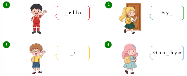 Complete the words. (ảnh 1)