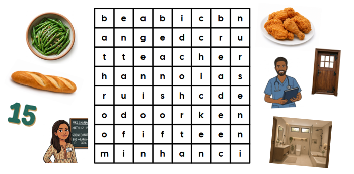 Find the words. (ảnh 1)