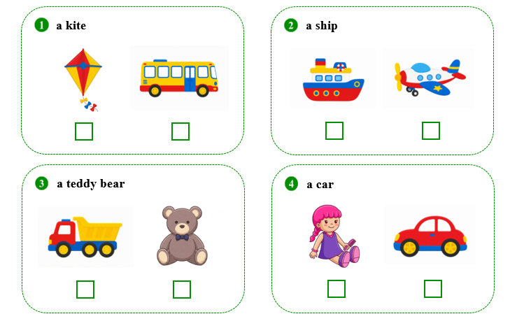 Read and tick (v) the correct picture (ảnh 1)