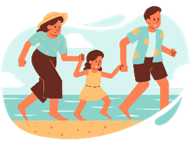 Yesterday, we walked ______. (ảnh 1)
