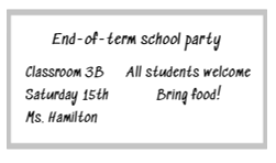 What is true about the notice below? (ảnh 1)
