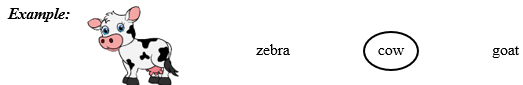 Look and circle the word (ảnh 1)