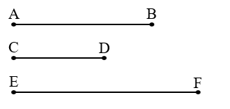 Đoạn thẳng nào dài nhất? (ảnh 1)