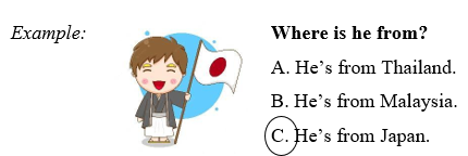 What school activity does he like? (ảnh 1)