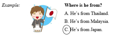 What school activity does he like? (ảnh 1)