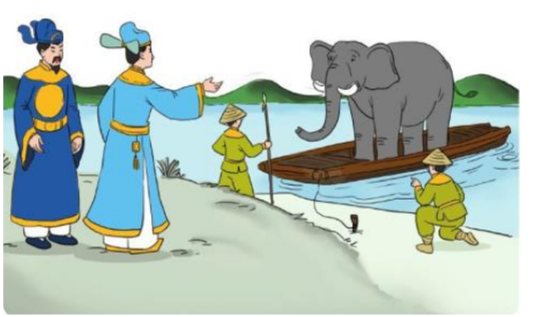 &Ocirc;ng Lương Thế Vinh l&agrave;m c&aacute;ch n&agrave;o để c&acirc;n voi