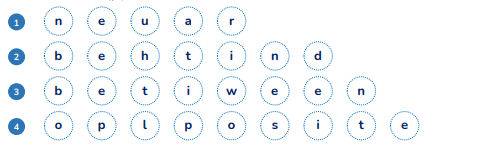 Cross (✗) ONE letter. Gạch bỏ 1 chữ (ảnh 1)