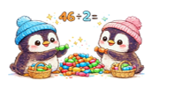 Kết quả của phép chia 46 : 2 là: (ảnh 1)