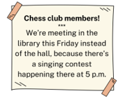 The chess club ______ (ảnh 1)