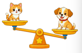 Con vật nào nhẹ hơn? (ảnh 1)