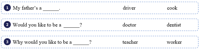 Listen and circle the correct words. Read the sentences aloud. 🎧 (ảnh 1)