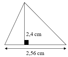 Tính diện tích của hình sau (ảnh 2)