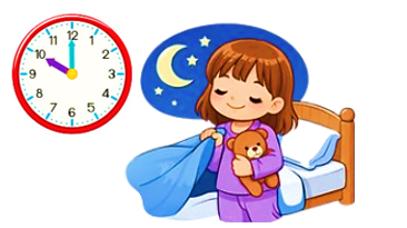 Mai đi ngủ lúc mấy giờ? (ảnh 1)