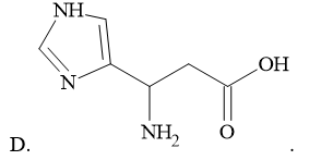 Histidine có công thức là (ảnh 4)
