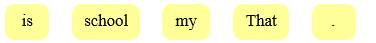 Reorder the words. (ảnh 1)