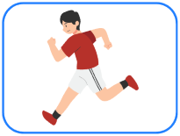 Look, read and circle. There is one example.     I can run.  	  I can jump. (ảnh 2)