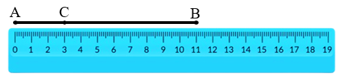Đoạn thẳng BC dài là: (ảnh 1)