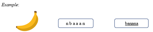 Order the letters. There is one example.  k i a s n w d c (ảnh 1)