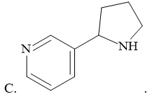 Nicotine có công thức là (ảnh 3)
